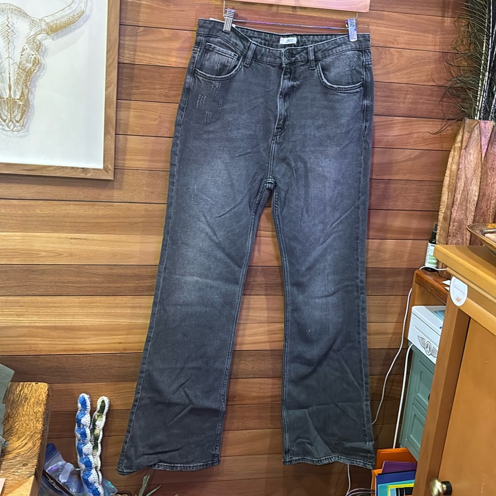NWT High Rise Wide Leg Flare Jeans